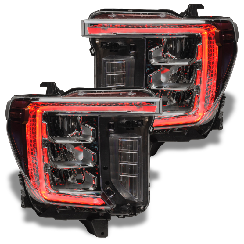 GMC Sierra 3500 HD Headlight DRL Upgrade Kit - ORACLE Lighting - ColorSHIFT RGB+W - `20-`21